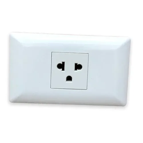 Inter. Tomada De Energia Simples Universal (3Pin Socket)