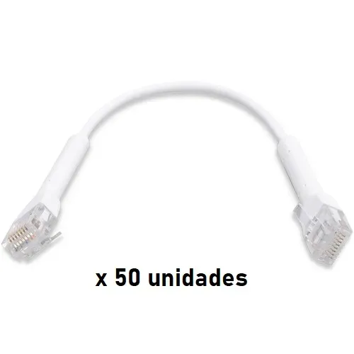 Ui. Uc-Patch-Rj45-50Pack Unifi Cabo Patch 10Cm Branco