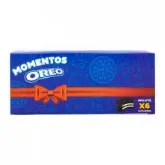 ALFAJOR OREO TRILOGIA RECHEIO DE BAUNILHA COBERTO DE CHOCOLATE CAIXA COM 6 UND