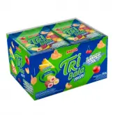 Bala Mastigável Peccin Mini Tribala 2 Frutas Caixa 12X30G