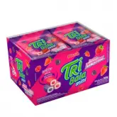 Bala Mastigável Peccin Mini Tribala Frutas Vermelhas Caixa 12X30G