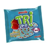 Bala Mastigável Peccin Tribala Morango 600G