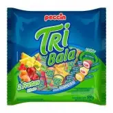 BALA MASTIGÁVEL TRIBALA 2 FRUTAS 500G PECCIN