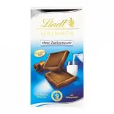 Barra Chocolate Lindt Ao Leite Sem Açucar 100G