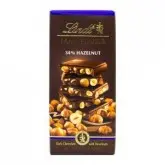 BARRA CHOCOLATE LINDT MAXI AMARGO E AVELÃS 150G
