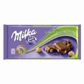 Barra Chocolate Milka Com Avelãs Inteiras 100G (Europa)