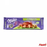 BARRA CHOCOLATE MILKA RECHEADO AVELÃ C/ CREME 300G