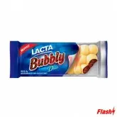 BARRA DE CHOCOLATE LACTA BUBBLY DUO (BRANCO E AO LEITE) 110G