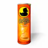 BATATA FRITA CAPITAN CUAC QUEIJO CHEDDAR TUBO 140G