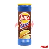 BATATA FRITA LAYS STAX CHURRASCO TUBO 155.9G