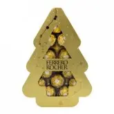 BOMBOM FERRERO ROCHER COM 12 UND ESPECIAL ÁRVORE NATALINO 150G