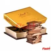 CAIXA DE CHOCOLATES LINDT AMARGO COM 77 UNIDADES 200G