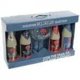 CERVEJA DELIRIUM KIT TODA LINHA 4 LN 330ML + 1 COPO