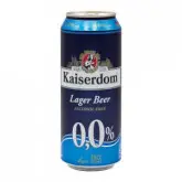 Cerveja Kaiserdom Lager Beer Sem Alcool 0.0% Lata 500Ml