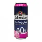 CERVEJA KAISERDOM PINK GRAPEFRUIT SEM ALCOOL 0.0% LATA 500ML