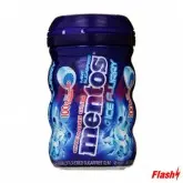 CHICLETES SEM AÇUCAR MENTOS USA ICE FLURRY POTE 50UND