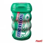 CHICLETES SEM AÇUCAR MENTOS USA SPEARMINT POTE 50UND