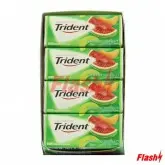 CHICLETES TRIDENT AMERICANO MELANCIA DISPLAY C/ 12 UND