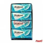 CHICLETES TRIDENT AMERICANO WINTERGREEN DISPLAY C/ 12 UND