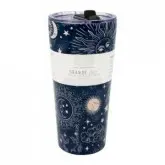 COPO TÉRMICO HYDRAPEAK AZUL COM TAMPA E CANUDO 740ML