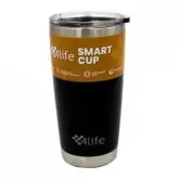 Copo Térmico 4Life Preto 590Ml