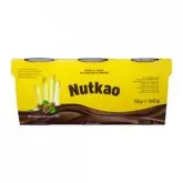 CREME DE AVELÃ NUTKAO PALITO PACK COM 3 UNIDADES 156G