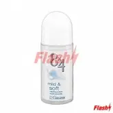 DESODORANTE 8X4 FEMININO ROLL ON MILD SOFT 50ML
