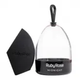 Esponja Para Base Ruby Rose Ovinho Preta Midnight Hbs-05