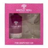 GIN WHITLEY NEILL PINK GRAPEFRUIT KIT 1 GARRAFA 750ML + 1 COPO PERSONALIZADO