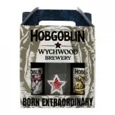 KIT CERVEJA HOBGOBLIN 1 RUBY + 1 GOLD 500ML+COPO