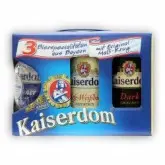 Kit Cerveja Kaiserdom Com Caneca E 3 Latas De 1 Litro