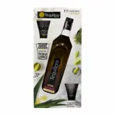 Kit Tequila Tequilero Del Leste Reposado 1 Garrafa 750Ml + 2 Copos Shot De Vidro