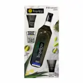 Kit Tequila Tequilero Del Leste Silver 1 Garrafa 750Ml + 2 Copos Shot De Vidro