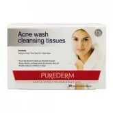 LENÇO DEMAQUILANTE PUREDERM PARA ACNE COM 30 UNIDADE