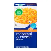 Macarrão Com Queijo Food Club Caixa 206G