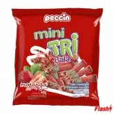 PECCIN BALA MINI TRI MORANGO PCT 448G