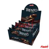 PECCIN TRENTO WAFER COM CHOCOLATE AMARGO 16X32G