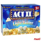 PIPOCA DE MICROONDAS ACT II SABOR MANTEIGA LIGHT 3X78G