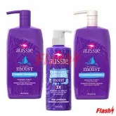 SHAMPOO+CONDICIONADOR AUSSIE MOIST 865ML+3MIN MOIST 475ML