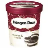 SORVETE HAAGEN DAZS POTE COOKIES CREAM 473ML