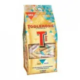 Toblerone Mini Sabores Variados (Milk, White, Crunch) Bolsa 272G