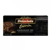 TORRONE DELAVIUDA CHOCOLATE AMARGO 70% CACAO 200G