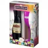 VINHO QUINTA DO MORGADO KIT 1 GARRAFA 245ML + COPO
