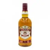 WHISKY CHIVAS 12 ANOS SEM CAIXA GARRAFA 1LT