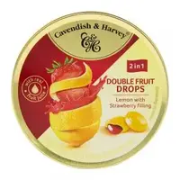 Bala Cavendish Limão E Morango Lata 175G em Flash Importados
