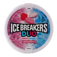 Bala Ice Breakers Fruit + Cool Framboesa 36G em Flash Importados