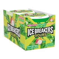 Bala Ice Breakers Sour Melancia Caixa 8X42G em Flash Importados