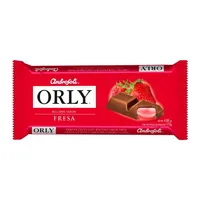 Barra Chocolate Orly Morango 95G em Flash Importados