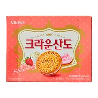 Biscoito Crown Sando Morango Caixa 161G em Flash Importados