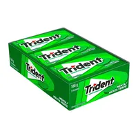 Chicletes Trident Menta Display 21X8G em Flash Importados